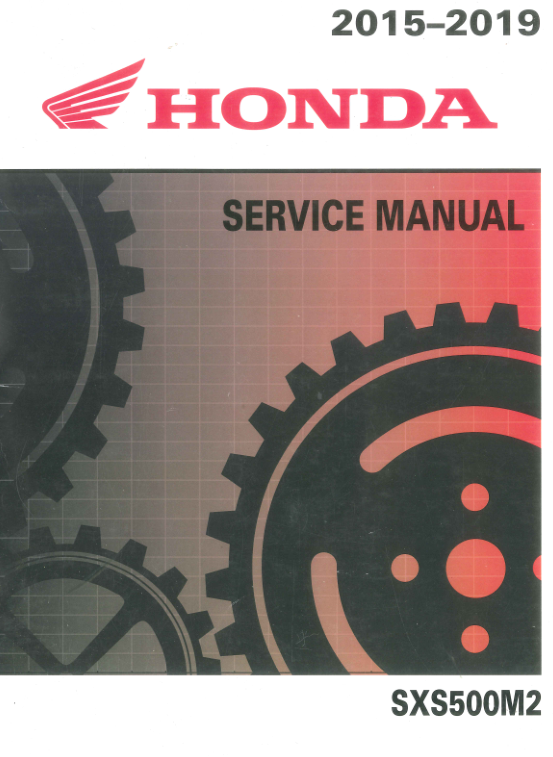 2015-2019 honda pioneer 500 pdf Manual