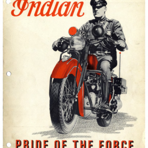 1940 Indian RS515 Indian Police Models Pamphlet A1b [515] Manual