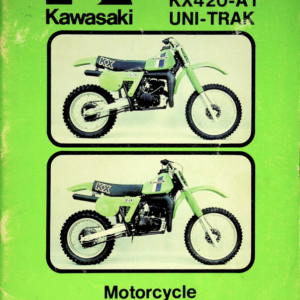 1980 Kawasaki RS754 KX250 A6 KX420 A1 Owner [754] pdf Manual