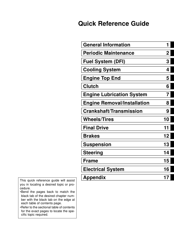 2009 ZX6R ZX600R9F Manual - Image 3