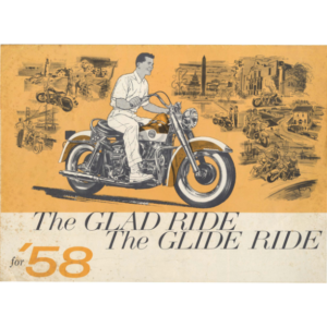 1958 Harley RS820 Davidson Duo Glide Sales Brochure [820] Manual