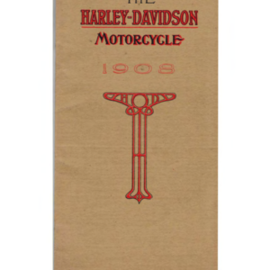 1908 H RS118 D The Harley Davidson Motor Cycle Catalog [118] Manual