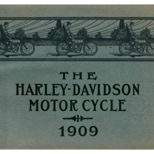1909 H RS120 D The Harley Davidson Motor Cycle Catalog [120] Manual