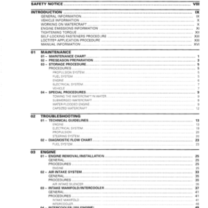 2009-2010 Sea Doo 4 Tec shop Manual