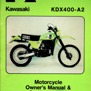 1979 Kawasaki RS738 KDX400 A2 Owners [738] pdf Manual