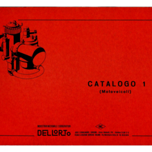 Dellorto RS45 Und Dellorto Catalogo 1 in Italian [45] Manual