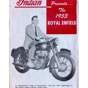 1953 Indian RS583 Indian Royal Enfield Brochure A1b [583] Manual