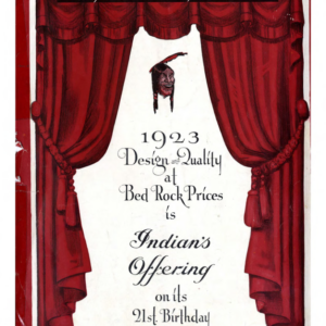 1923 Indian RS406 Indian Motorcycles Pamphlet A1b [406] Manual