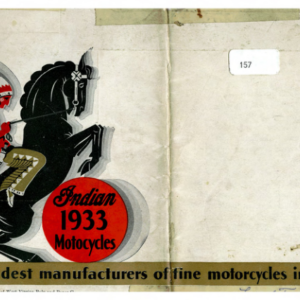 1933 Indian RS478 Indian Models Pamphlet A1b [478] Manual