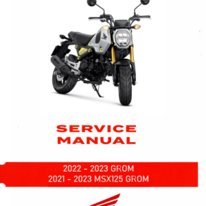 2021-2023 honda grom msx 125 pdf Manual