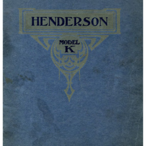 1920 Henderson RS167 Henderson Model K Brochure upload [167] Manual