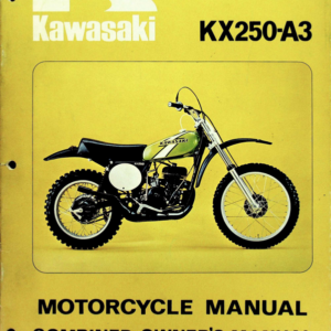1975 Kawasaki RS725 KX250A3 Owners Shop [725] pdf Manual