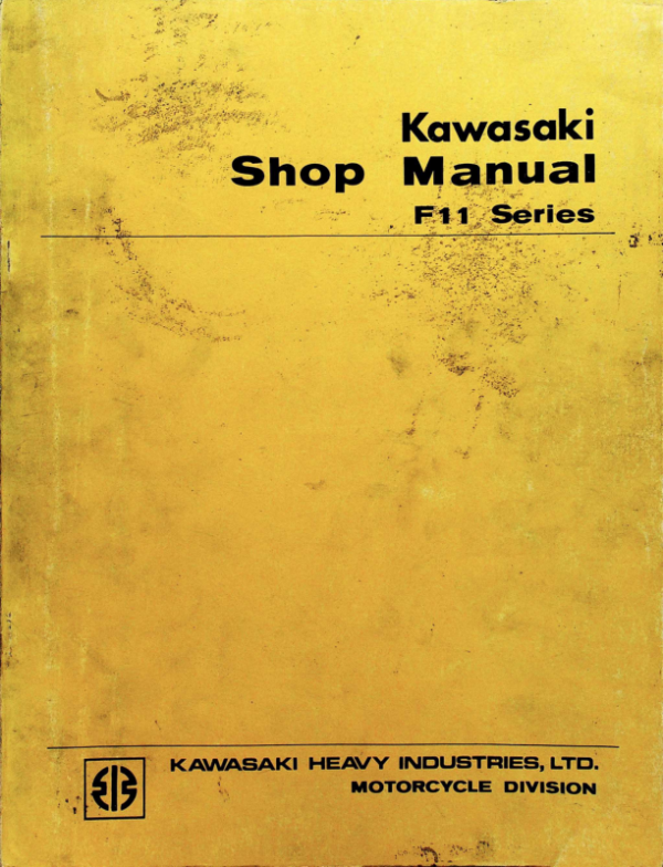 1973-1975 Kawasaki RS720 F11 series Shop [720] pdf Manual